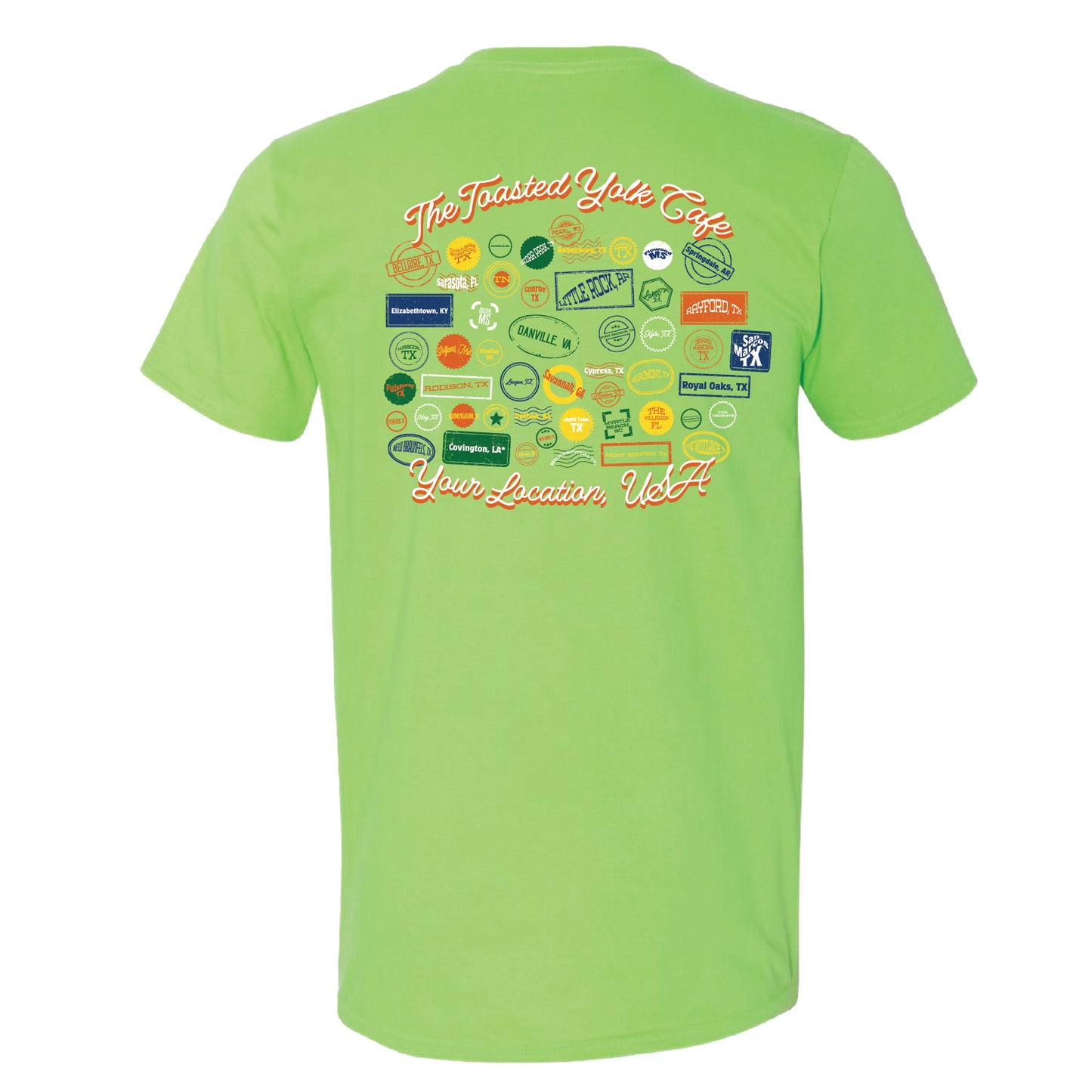 Passport Tees - 50 Qty Minimum - Customized With Your Location