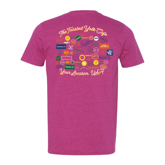 Passport Tees - 50 Qty Minimum - Customized With Your Location