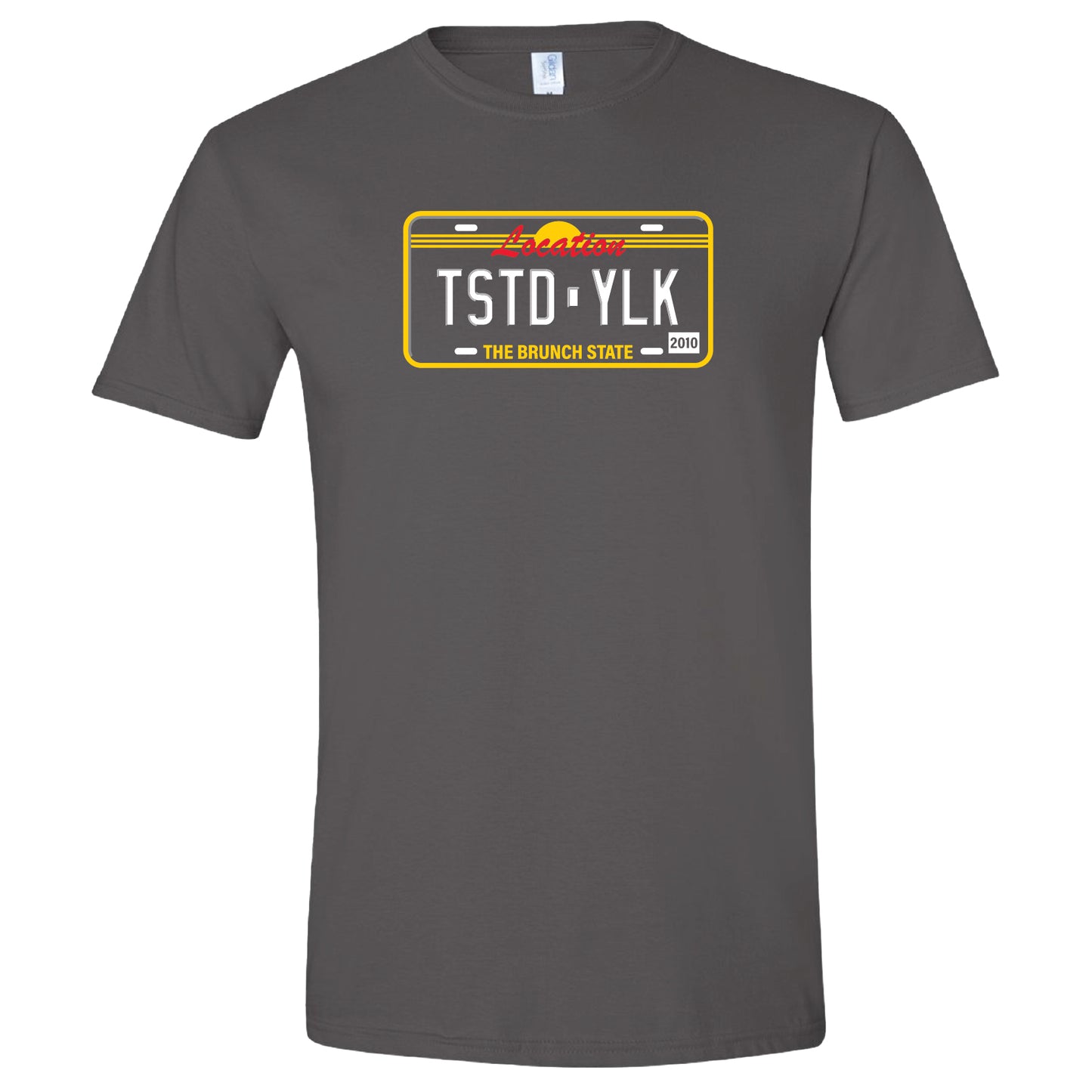 License Plate Tees - 50 Qty Minimum - Customized With Your Location