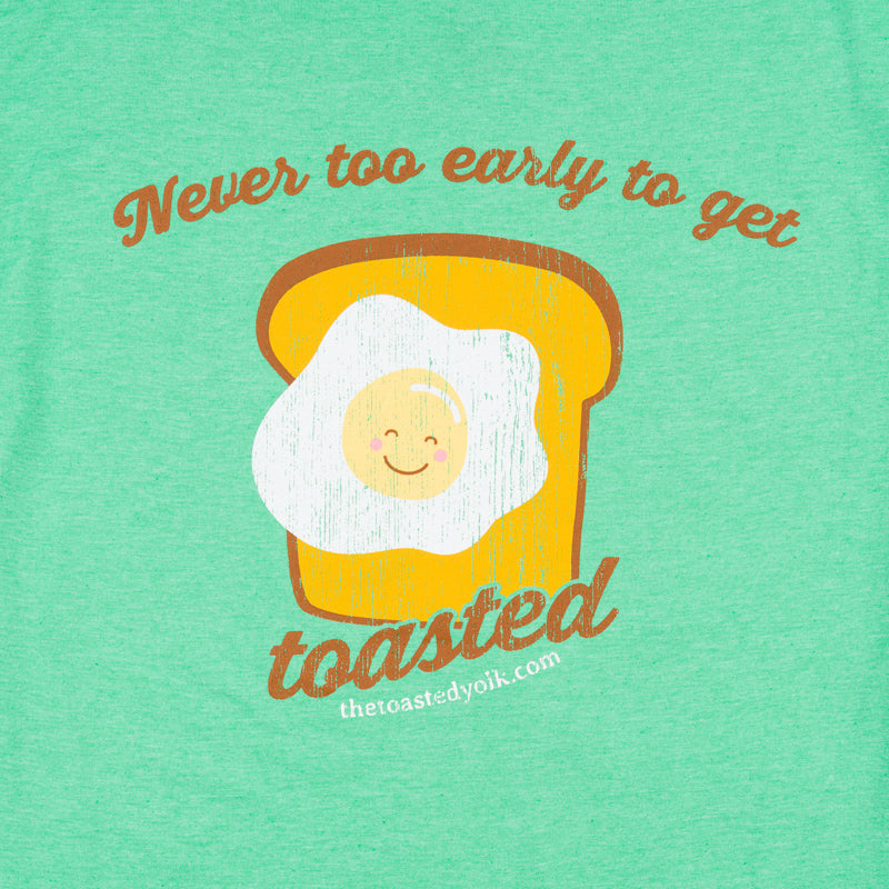 Get Toasted Tee - Heather Irish Green
