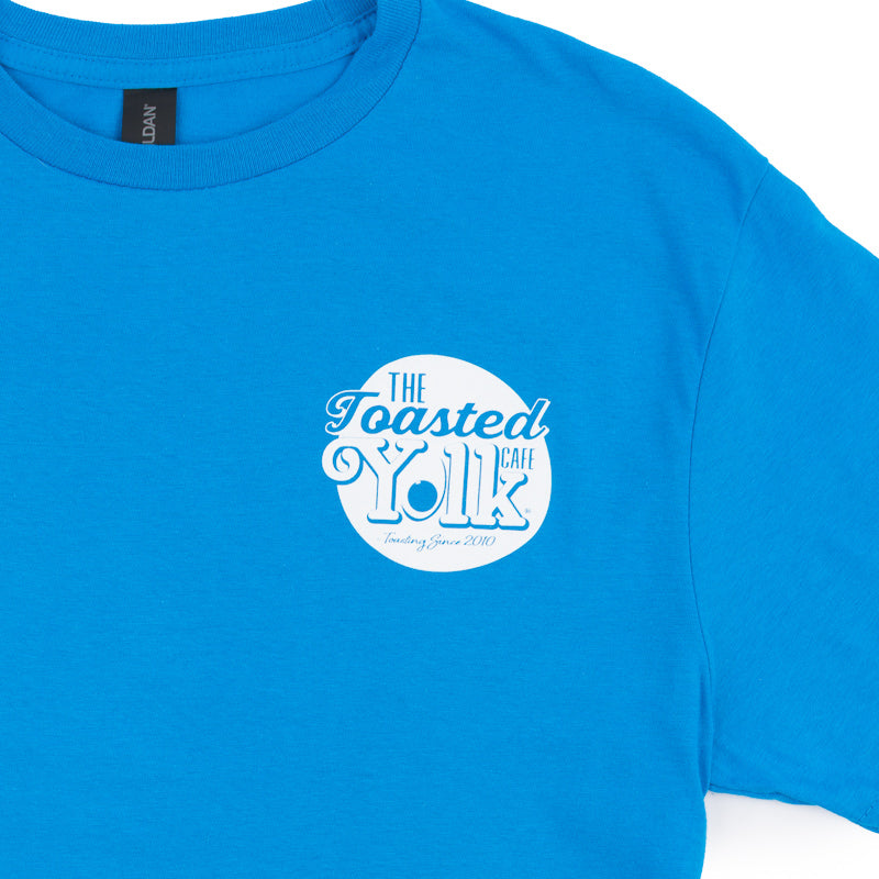 Breakfast Vibes Tee - Sapphire