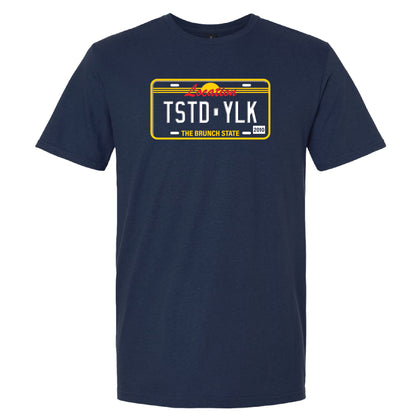 License Plate Tees - 50 Qty Minimum - Customized With Your Location