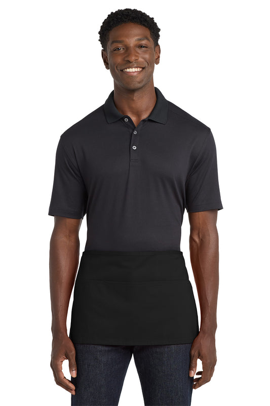 Waist Apron w/ Pockets - Black