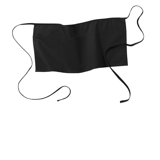Waist Apron w/ Pockets - Black