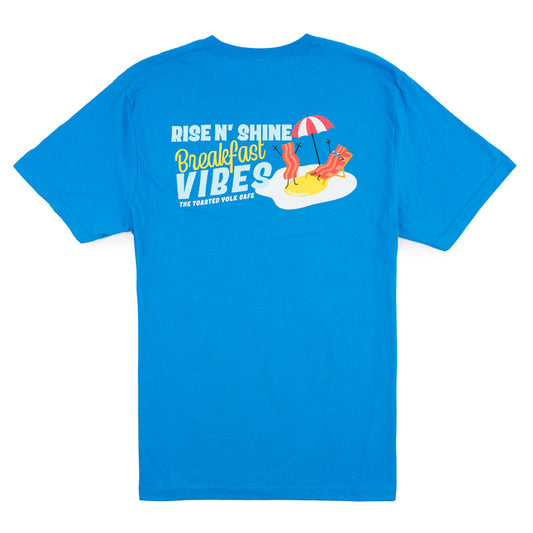 Breakfast Vibes Tee - Sapphire