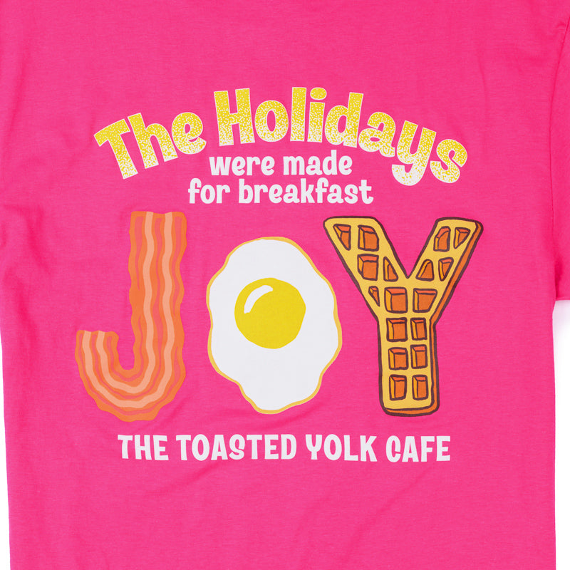 Holiday JOY Tee - Heliconia
