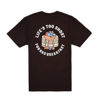 Life's Too Short Tee - Dark Chocolate