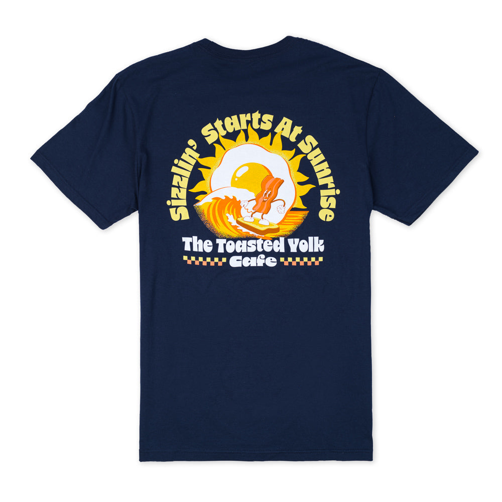 Sizzlin' Sunrise Tee - Navy