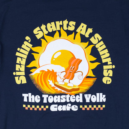 Sizzlin' Sunrise Tee - Navy