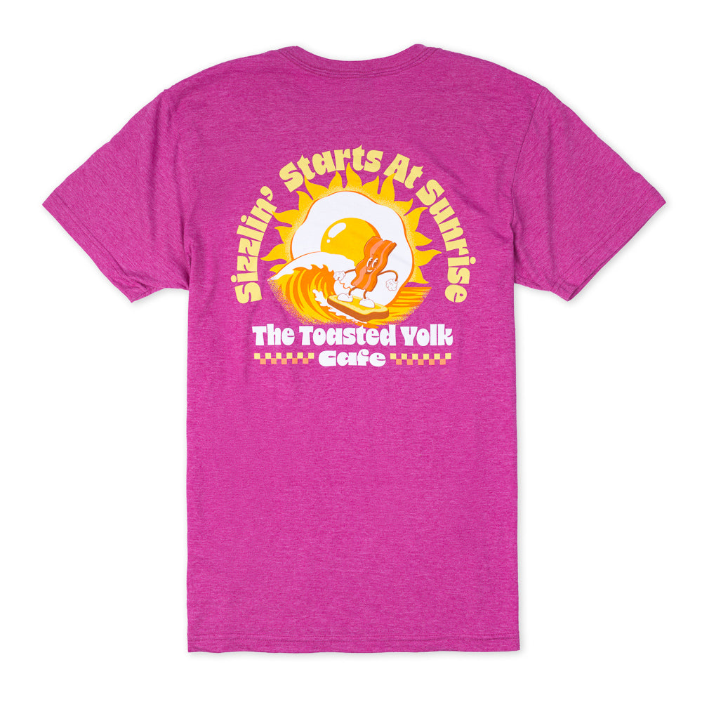Sizzlin' Sunrise Tee - Heather Berry
