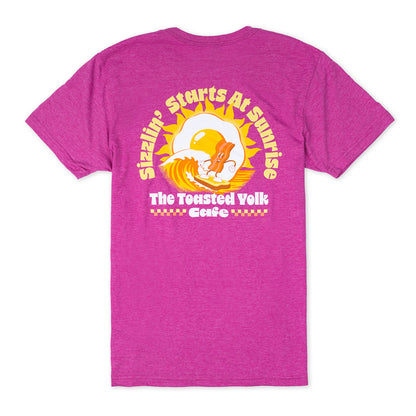 Sizzlin' Sunrise Tee - Heather Berry