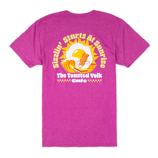 Sizzlin' Sunrise Tee - Heather Berry